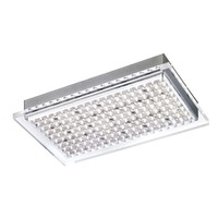 Hranatá - PN 6130-55 FUTURA LED stropní svítidlo, ocel, hranaté, chrom, akryl 3000K - PAUL NEUHAUS