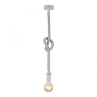 Dekorativní - LD 13572-16 DIY Závěsné svítidlo - lano, námořnický design s uzlem - LEUCHTEN DIREKT / JUST LIGHT