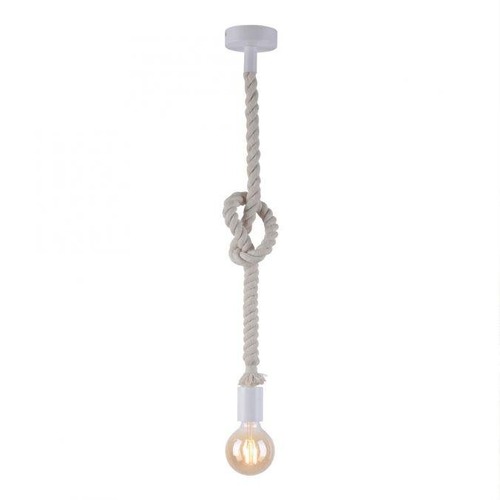 Dekorativní - LD 13572-16 DIY Závěsné svítidlo - lano, námořnický design s uzlem - LEUCHTEN DIREKT / JUST LIGHT - foto 1