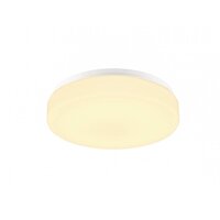 Nástěnná - LA 1002075 LIPSY 30 Drum CW, LED venkovní nástěnné a stropní nástavbové svítidlo, bílá, IP44 3000/4000K - BIG WHITE (SLV)