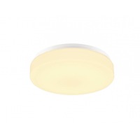 Nástěnná - LA 1002075 LIPSY 30 Drum CW, LED venkovní nástěnné a stropní nástavbové svítidlo, bílá, IP44 3000/4000K - BIG WHITE (SLV)