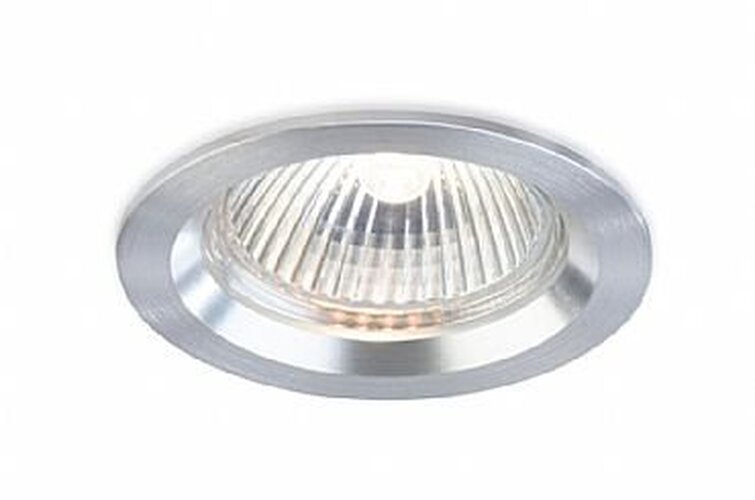 Kruhová - BPM 3018LED2.D40.3K Vestavné svítidlo Aluminio Plata, kartáč.hliník 7W 500lm 3000K 230V - BPM - foto 1