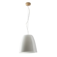 Dekorativní - FAN I-ARES-S35-BCO Závěsné svítidlo Ares, bílé, 1 x E27, 35 x 117 cm - FANEUROPE