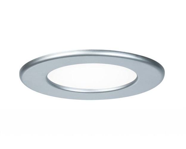 Koupelnová - P 92070 Zápustný LED panel kulatý 6W 4000K matný chrom IP44 - PAULMANN - foto 1