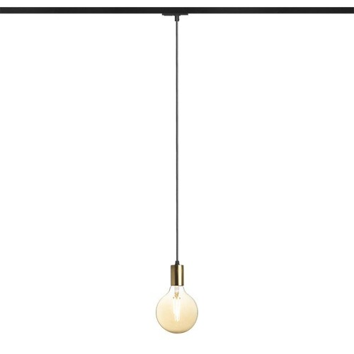 Svítidla - RED R13978 ARAQ pro jednookr. lištu závěsná česaná mosaz/černá 230V E27 42W - RED - DESIGN RENDL - foto 1