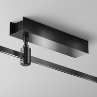 Lištové Magnetic Maytoni Flarity - M TRA156C-BB1-B Upevnění ke stropu pro trafo s napájením krátké pro magnetickou lištu 24 V Flarity TRA156C-BB1-B - MAYTONI