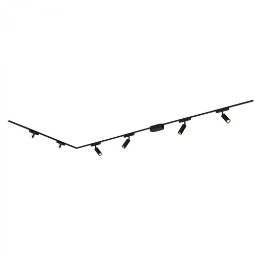 Lištové Briloner 48V - BRILO 8036065 Luxtrail lištový systém, 4x LED spoty, 2x LED svítidlo, do L, černá - BRILO - foto 1