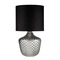 Stolní lampy dekorační - P 48102 Stolní lampa Brilliant Jewel E27 315mm max. 20W kouřové sklo/černá sklo/látka - PAULMANN