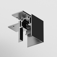 Lištové Magnetic Maytoni S35 - M TRA004CL-21B Spojka L pro kolejnicový systém 48V hliník černá IP20 S35 - MAYTONI