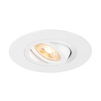 Kruhová - LA 1007624 NEW TRIA® 75 XL stropní vestavné svítidlo, kulaté, max. 10W, GU10, bílá - BIG WHITE (SLV)