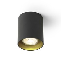 Downlight - RED R14213 MANTOVA I stropní černá/perleťová zlatá  230V GU10 7W - RED - DESIGN RENDL