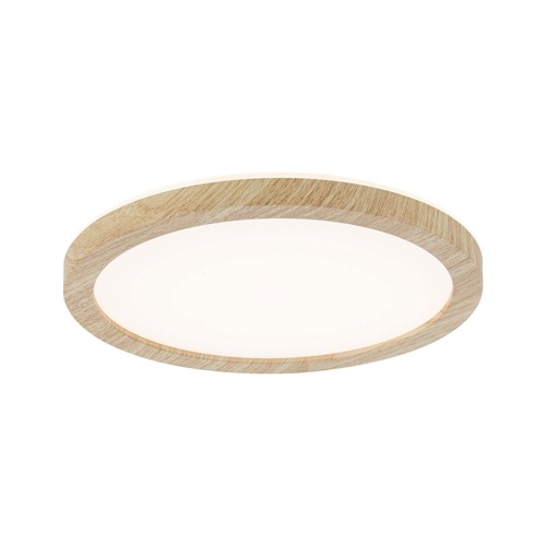 Kruhová - P 71027 LED Panel Atria Shine Backlight IP44 kruhové 190mm 11,2W 3000K design dřevo - PAULMANN - foto 1