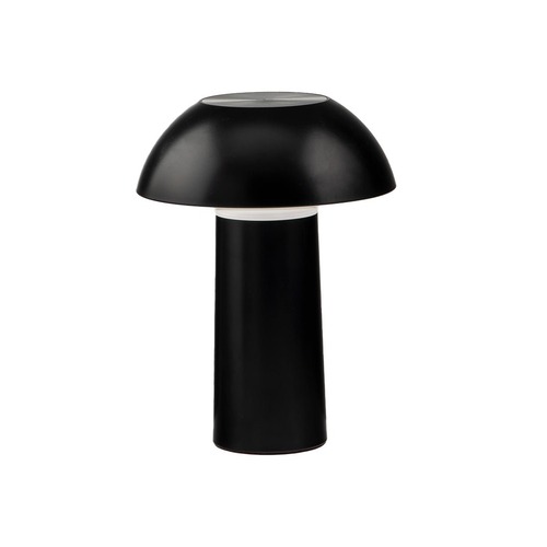 Na stůl - FAN LEDT-MYKES-BLACK Nabíjecí svítidlo LAMPADA dobíjecí LED MYKES černá polykarbonát 4,5 W 300 lm CCT stmívatelné 21x16x16 cm - FANEUROPE - foto 1