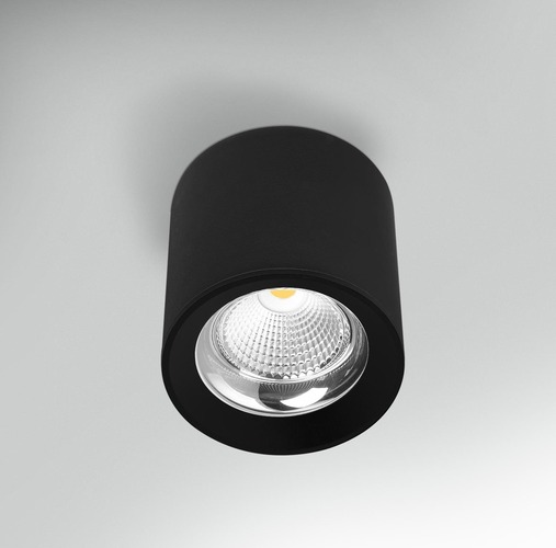 Downlight - CEN RNDNE-3517030 Stropní svítidlo LED RONDO černé pr.170x185mm 35W 230V 3000K 45d IP20 - CENTURY - foto 1