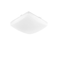Hranatá - FAN I-MOON-Q28-CCT Koupelnové stropní LED svítidlo Moon hranaté, bílé, 18 W, 1815 lm, CCT, IP44, 27 x 6,5 x 27 cm - FANEUROPE