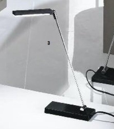 Stolní lampy pracovní - OR LA 4-1139/1 ČERN Stolní lampa 1x6W LED chrom/černá barva, výška 39 cm - ORION - foto 1