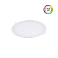 LED panely kruhové - LED panel 24V 18W RGBCCT 24KW18 kulatý
