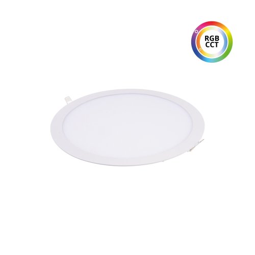 LED panely kruhové - LED panel 24V 18W RGBCCT 24KW18 kulatý - foto 1