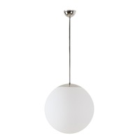 Koule - OS ADR60109 ADRIA P3 závěsné skleněné svítidlo nerez / bílá IP40 3000 K 27W LED - OSMONT