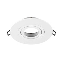 Kruhová - LA 1007630 NEW TRIA® 75 XL kroužek pro vestavbu do stropu, D: 11 H: 2,6 cm, IP 20, bílá - BIG WHITE (SLV)