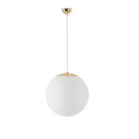 Koule - OS ADR60345 ADRIA S3 závěsné skleněné svítidlo mosaz / bílá IP40 3000 K 27W LED - OSMONT