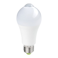 LED spoty a žárovky - LED žárovka 7W E27 s PIR pohybovým senzorem