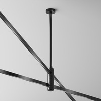 Lištové Magnetic Maytoni Flarity - M TRA158C-D1-B Upevnění ke stropu dvojité střední 300 mm pro magnetickou lištu 24 V Flarity TRA158C-D1-B - MAYTONI