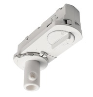 Lišty a příslušenství - IMPR 720036 Deko-Light 1-fázový kolejnicový systém, D One 1-fázový adaptér pro montáž svítidel, 220-240V bílá RAL 9016 70 mm - LIGHT IMPRESSIONS