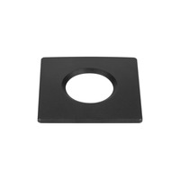 Pro zapuštěná svítidla - LA 1008096 UNIVERSAL DOWNLIGHT kryt pro stropní svítidlo, IP65, čtvercový, černý - BIG WHITE (SLV)