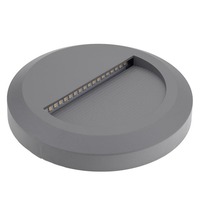 LED krokové svetlá - LED krokové světlo kulaté šedé