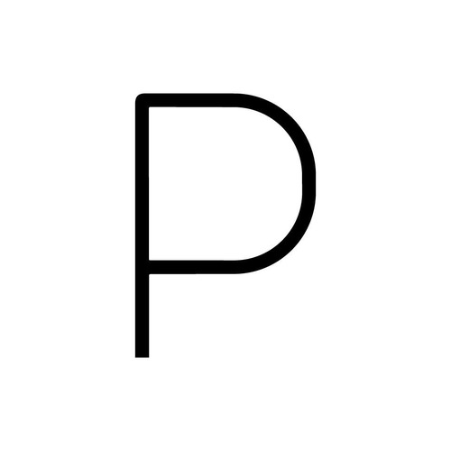 Dekorativní - AR 1201P00A Alphabet of Light - velké písmeno P - ARTEMIDE - foto 1