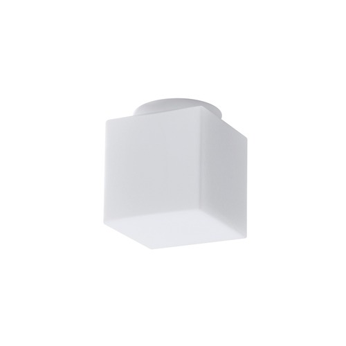 Hranatá - OS APU67095 APUS 1 stropní/nástěnné skleněné svítidlo bílá IP44 3000 K 2W LED (původní kód OS 67095) - OSMONT - foto 1