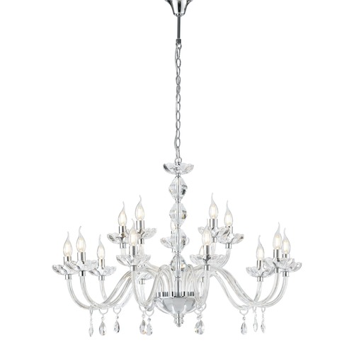 Dekorativní - FAN I-RIFLESSO/5 Závěsné svítidlo Riflesso chrom, 5xE14, 70 x 190 cm - FANEUROPE - foto 1