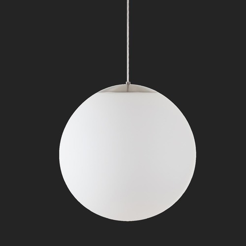 Nouzové osvětlení - OS ADR72614 ADRIA S4 HP závěsné skleněné svítidlo nerez broušená / bílá IP40 4000 K 58W LED nouzové kombinované 3 h (původní kód OS 72614) - OSMONT - foto 1