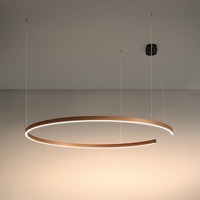 Kruhová - TI 1032AOFBVE2A C01RV4 Závěsné svítidlo LEGGERA 35W 2700K 1740lm průměr 65cm měď - Team Italia