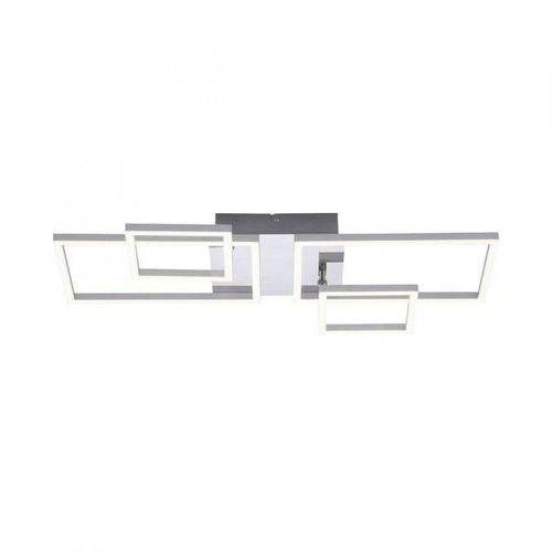 Hranatá - LD 14030-55 IVEN LED stropní svítidlo, barva ocel, moderní teplá bílá, design 3000K - LEUCHTEN DIREKT / JUST LIGHT - foto 1