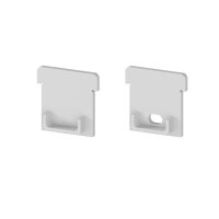 Difuzory a koncovky - Pár koncovek profilu P24-1 šedé