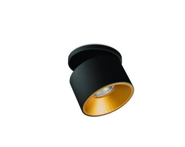 Kruhová - BPM 20134.02.RF.BK-GC.60.ST.9.27.PU Zápustné svítidlo KLIMT M LED 10W Ø100 60º černá / zlatá 2700K 805lm PUSH stmívání - BPM (starý kód: 20135.RF.BK-G.D60.27K.PU) - foto 1
