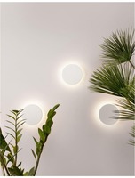 Nástěnná - NV 859439 Venkovní nástěnné svítidlo SUITE bílý hliník a akryl LED 10W 3000K 100-240V 140st. IP54 - NOVA LUCE