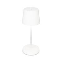 Na stůl - BRILO 7423016 LED nabíjecí stolní lampa 26 cm 2,6W 150lm bílé - BRILO