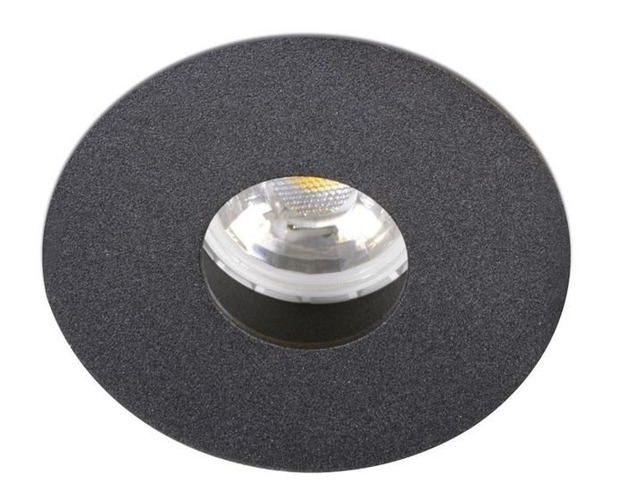 Kruhová - KHL K50130.01.RF.BK-BK.GU 501301RBBG   Zápustné svítidlo DOT černé max.50W Ø80mm kulaté - KOHL-Lighting (starý kód: KHL K50130.BK.GU) - foto 1