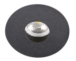 Kruhová - KHL K50130.01.RF.BK-BK.GU 501301RBBG   Zápustné svítidlo DOT černé max.50W Ø80mm kulaté - KOHL-Lighting (starý kód: KHL K50130.BK.GU)