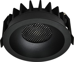 LED svítidla COB - LED COB Downlight 20W CCT ROUND ČERNÁ - BRIDGELUX