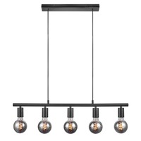 Vícečetná - NOR 2213273003 Paco 5-Spot závěsné svítidlo černá - NORDLUX