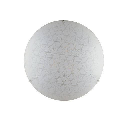 Plafoniéry - FAN I-ESAGRAM-PL40 Stropní svítidlo Esagram, bílé, 3 x E27, 40 x 10,5 cm - FANEUROPE - foto 1