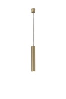 Subtilní - FAN I-LORD-S35-ORO Závěsné svítidlo Lord zlatý kov/hliník, 1 x GU10, 25 W, 5.6 x 240 cm - FANEUROPE