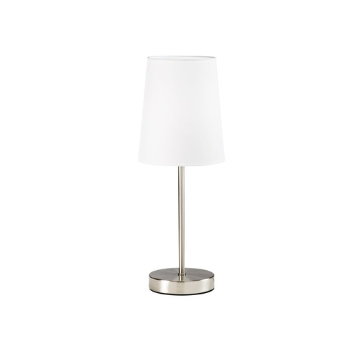 Stolní lampy dekorační - FAN I-SALLY-L-NIK Stolní lampa SALLY nikl, 1xE14, 15 x 15 x 41,8 cm - FANEUROPE - foto 1