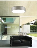 Kruhová - NV 550404 Stropní svítidlo FINEZZA stropní svítidlo zvenku slonově šedá ocel zevnitř matná bílá ocel E27 3x12 W - NOVA LUCE