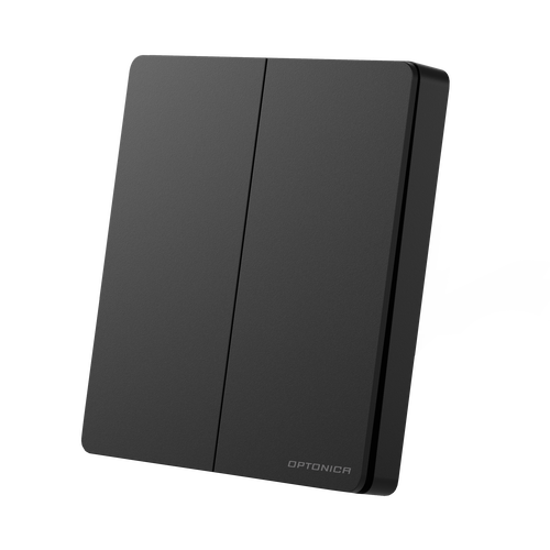 Stmívače a regulátory LED - Kinetic SET INCL. 2-GANG Přepínač a řadič dálkového ovládání - ČERNÁ - foto 1