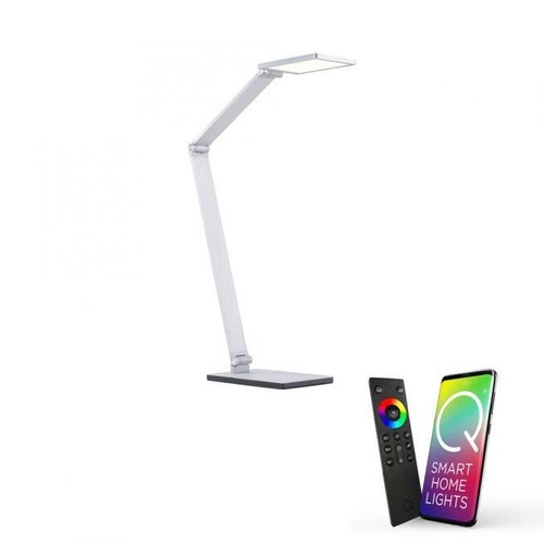 Stolní lampy pracovní - PN 4875-95 Q-HANNES LED stolní lampa Smart Home v puristickém hliníkovém designu ZigBee 2700-5000K - PAUL NEUHAUS - foto 1